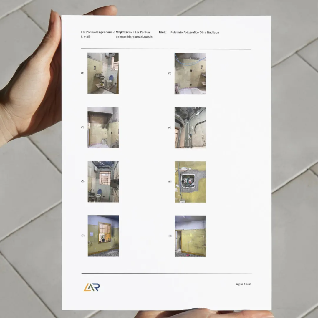 Laudo fotográfico residencial