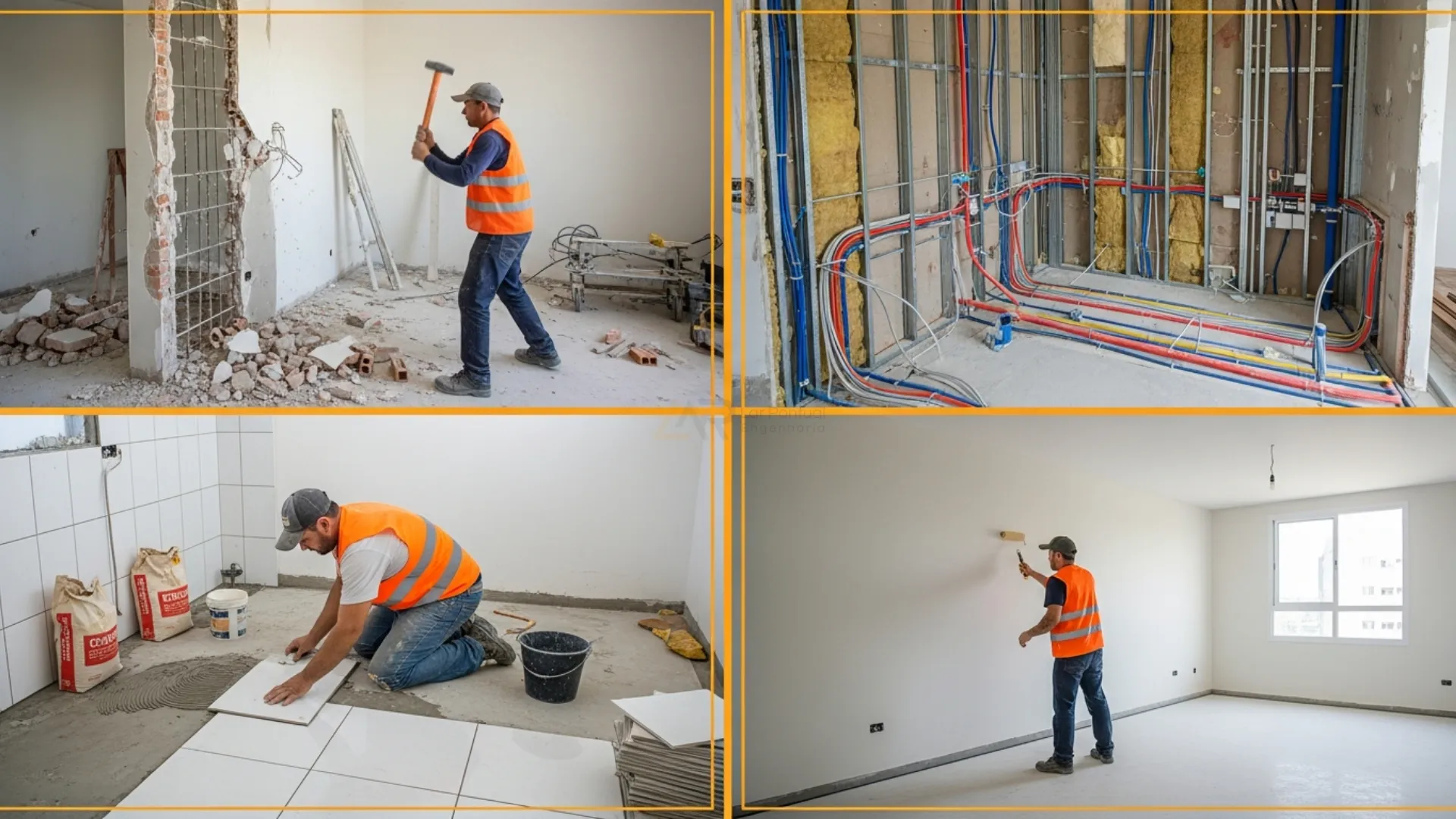 Etapas de uma Reforma Residencial: Ordem Correta para sua Obra