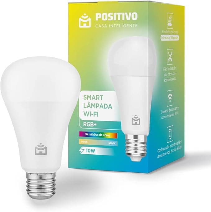 Lâmpada Inteligente Positivo Casa Inteligente branca - 110 V, 220 Volts