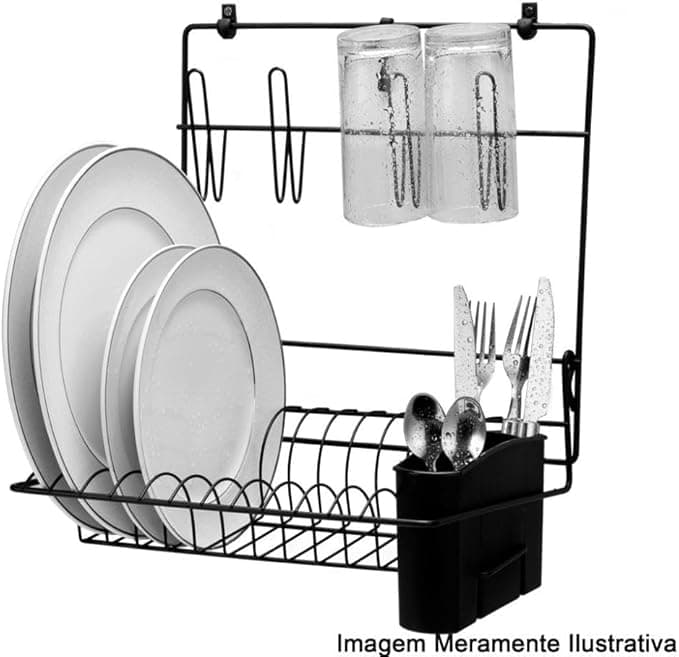 Escorredor de Louça Preto