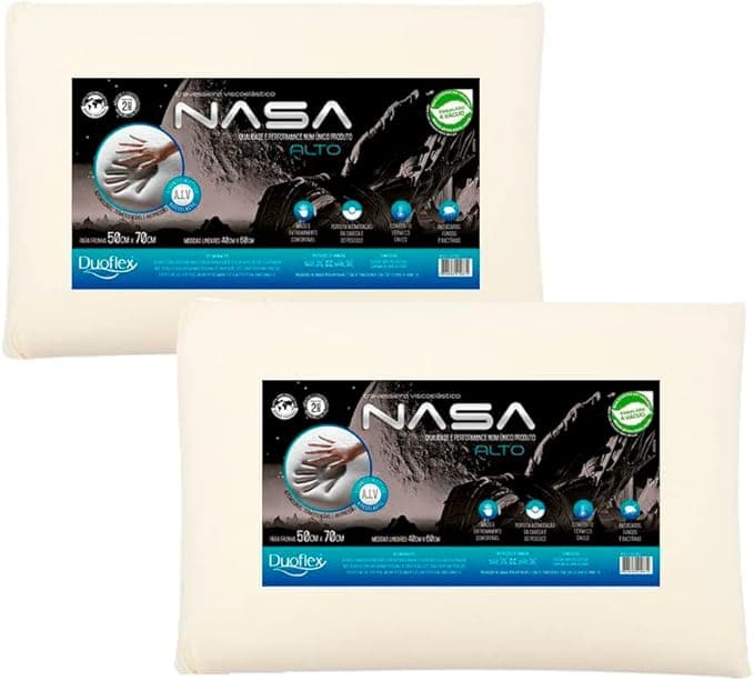 Travesseiro NASA Duoflex
