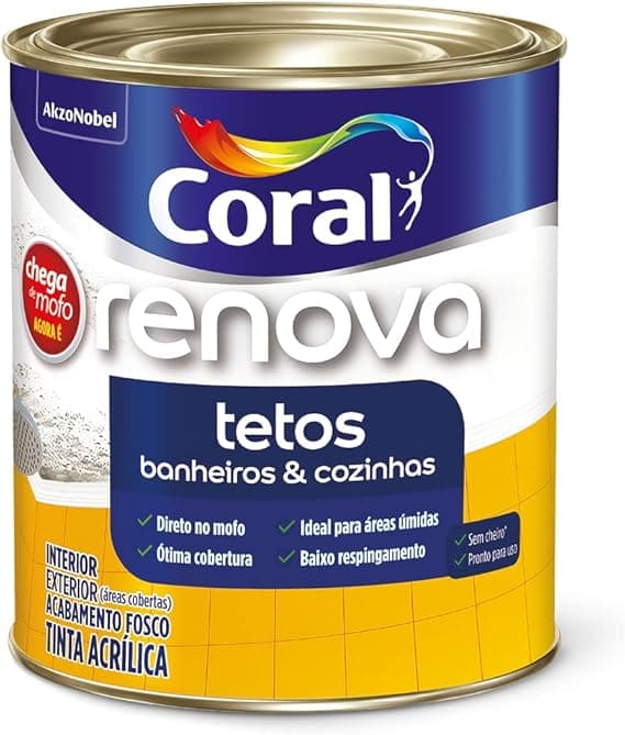 Tinta Antimofo Coral Branco