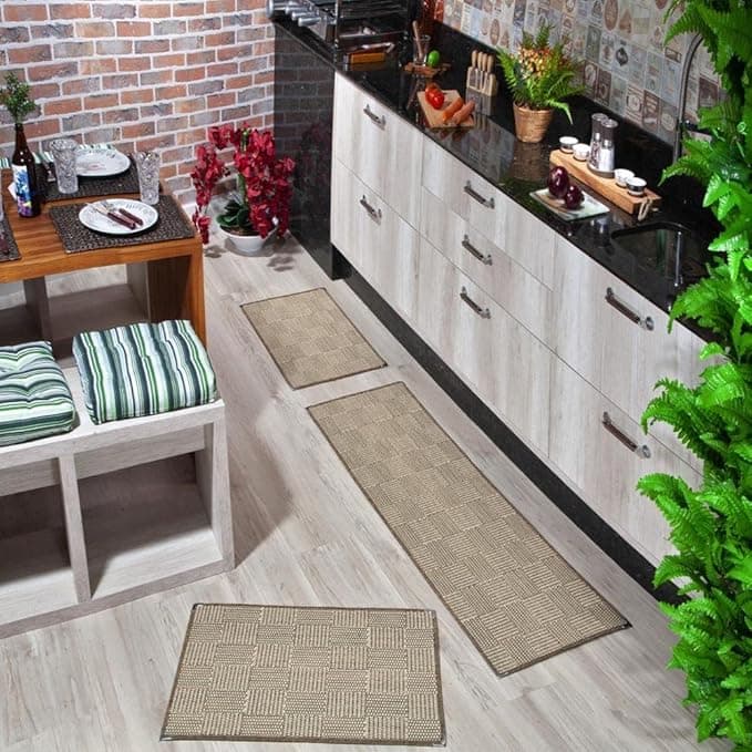 Tapete de Cozinha Lancer Bege