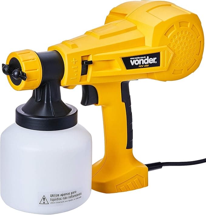 Pistola Pintura Elétr. VONDER Amarelo - 110 V